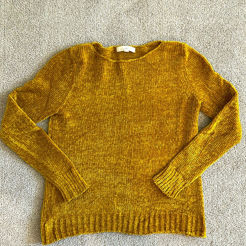 🆕 LOFT Mustard Sweater